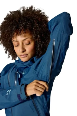 Rab Womens Downpour Mountain Jacket - Tempest Blue