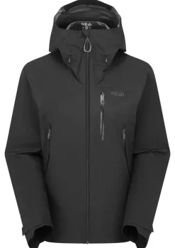 Rab Womens Downpour Mountain Jacket - Black