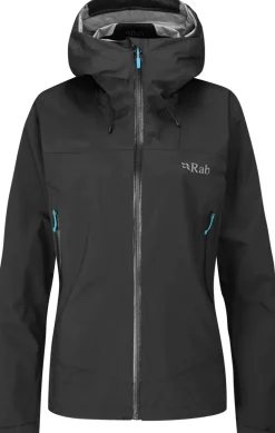 Rab Womens Downpour Plus 2.0 Jacket - Black