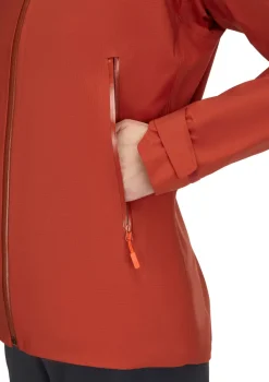 Rab Womens Firewall Light Jacket - Tuscan Red