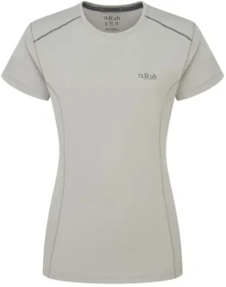 Rab Womens Force Short Sleeved Tee - Dark Pewter