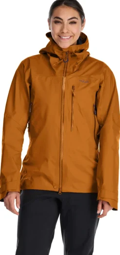 Rab Womens Latok Mountain GTX Jacket - Marmalade
