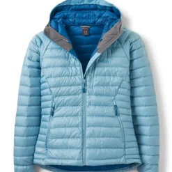 Rab Womens Microlight Alpine Jacket - Meltwater