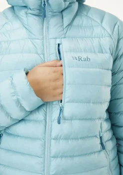 Rab Womens Microlight Alpine Jacket - Meltwater