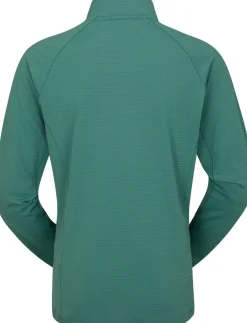 Rab Womens Sonic Long Sleeved Zip-T - Eucalyptus
