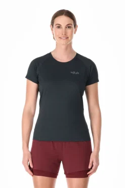 Rab Womens Sonic Short Sleeved Tee - Beluga