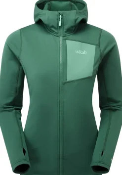 Rab Womens Superflux Hoody - Green Slate