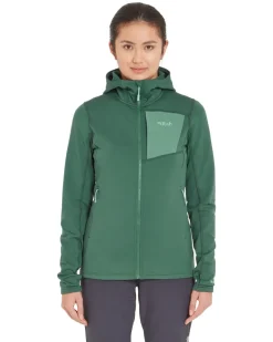 Rab Womens Superflux Hoody - Green Slate