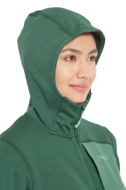 Rab Womens Superflux Hoody - Green Slate