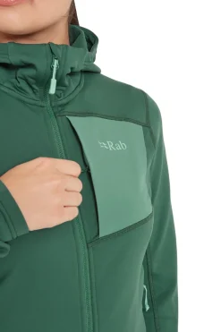 Rab Womens Superflux Hoody - Green Slate