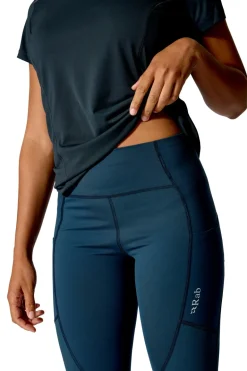 Rab Womens Torque Tights - Tempest Blue