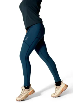 Rab Womens Torque Tights - Tempest Blue
