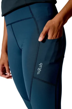 Rab Womens Torque Tights - Tempest Blue
