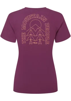 Rab Womens Tuku Cirque Tee - Mulberry