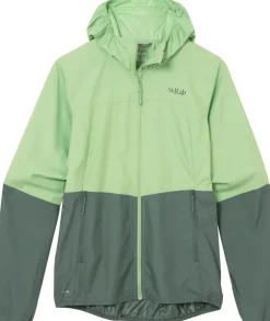 Rab Womens Windgather Hoody - Fig Green-Sage