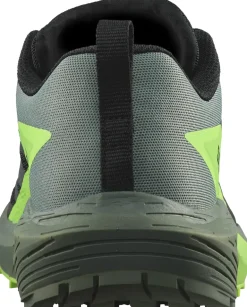 Salomon Mens Sense Ride 5 Shoes - Black-Laurel Wreath-Green Gecko