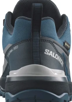 Salomon Mens X Ultra 360 GTX Shoes - Carbon-India Ink-Deep Dive