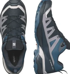 Salomon Mens X Ultra 360 GTX Shoes - Carbon-India Ink-Deep Dive