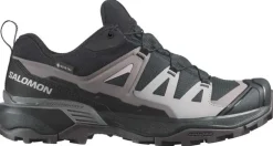 Salomon Womens X Ultra 360 GTX Shoes - Black-Plum Kitten-Shale