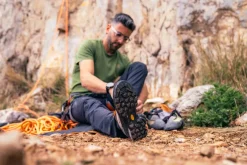 Scarpa Mens Rapid XT GTX Shoes - Caribou-Rust Orange