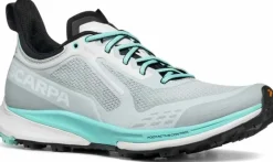 Scarpa Womens Golden Gate Kima RT Trail Running Shoes - Light Gray-Aruba Blue