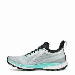 Scarpa Womens Golden Gate Kima RT Trail Running Shoes - Light Gray-Aruba Blue