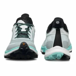 Scarpa Womens Golden Gate Kima RT Trail Running Shoes - Light Gray-Aruba Blue