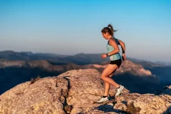 Scarpa Womens Golden Gate Kima RT Trail Running Shoes - Light Gray-Aruba Blue