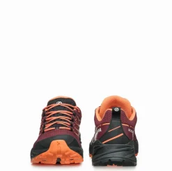 Scarpa Womens Rush GTX 2 Shoes - Burgandy-Dusty Orange