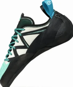 Scarpa Womens Vapour Lace Climbing Shoes - Dust Grey-Aqua