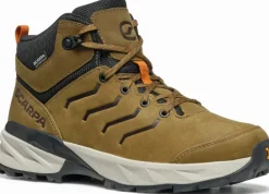Scarpa Youth RS Pro WP-Y Shoe - Sage-Rust Orange