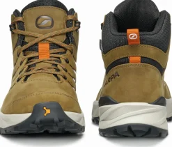 Scarpa Youth RS Pro WP-Y Shoe - Sage-Rust Orange