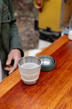 Sea To Summit Detour Stainless Steel Collapsible Dinnerware Set - 2P - 6 Piece