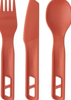 Sea To Summit Passage Cutlery Set - 3 Piece - Spicy Orange