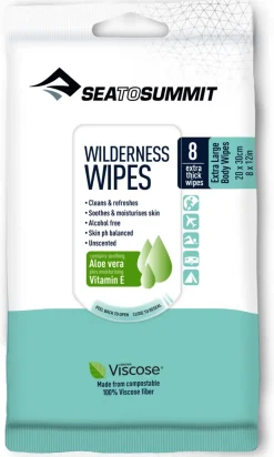 Sea To Summit Wilderness Wipes - 8 Pack XL