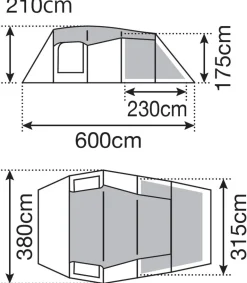 Snow Peak Entry 2 Room Elfield Tent