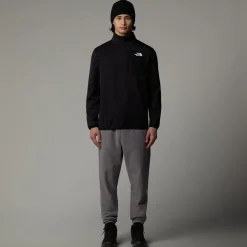 The North Face Mens Crest 1/4 Zip Fleece - TNF Black