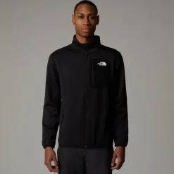 The North Face Mens Crest FZ Fleece - TNF Black