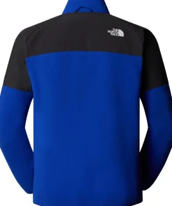 The North Face Mens Glacier Heavyweight Full Zip Fleece - TNF Blue-Asphalt Grey