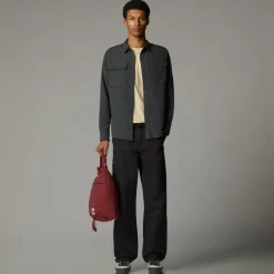 The North Face Mens Long Sleeved Sequoia Shirt - Asphalt Grey-NPF