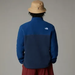 The North Face Mens Yumiori 1/4 Zip Fleece - Summit Navy-Estate Blue