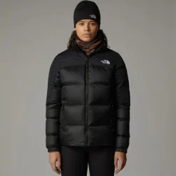 The North Face Womens Diablo Down Jacket - TNF Black Heather-TNF Black