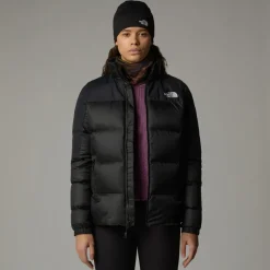 The North Face Womens Diablo Down Jacket - TNF Black Heather-TNF Black