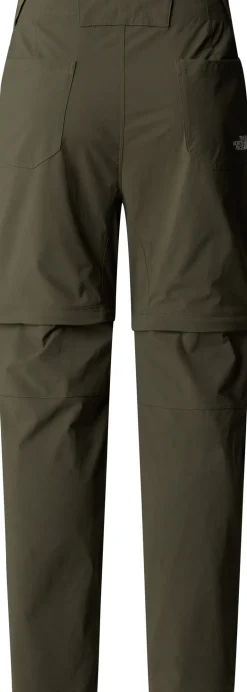 The North Face Womens Exploration Convertible Regular Straight Trousers - New Taupe Green