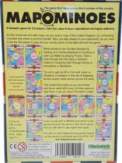 Wildcard Games Mapominoes - The Ultimate Geography Game - UK